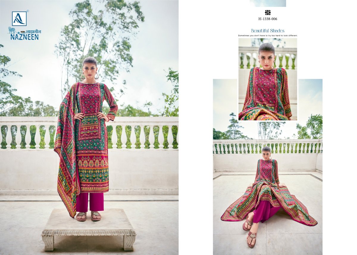 Alok Suit Nazneen 1338-001 to 1338-006 Series 6