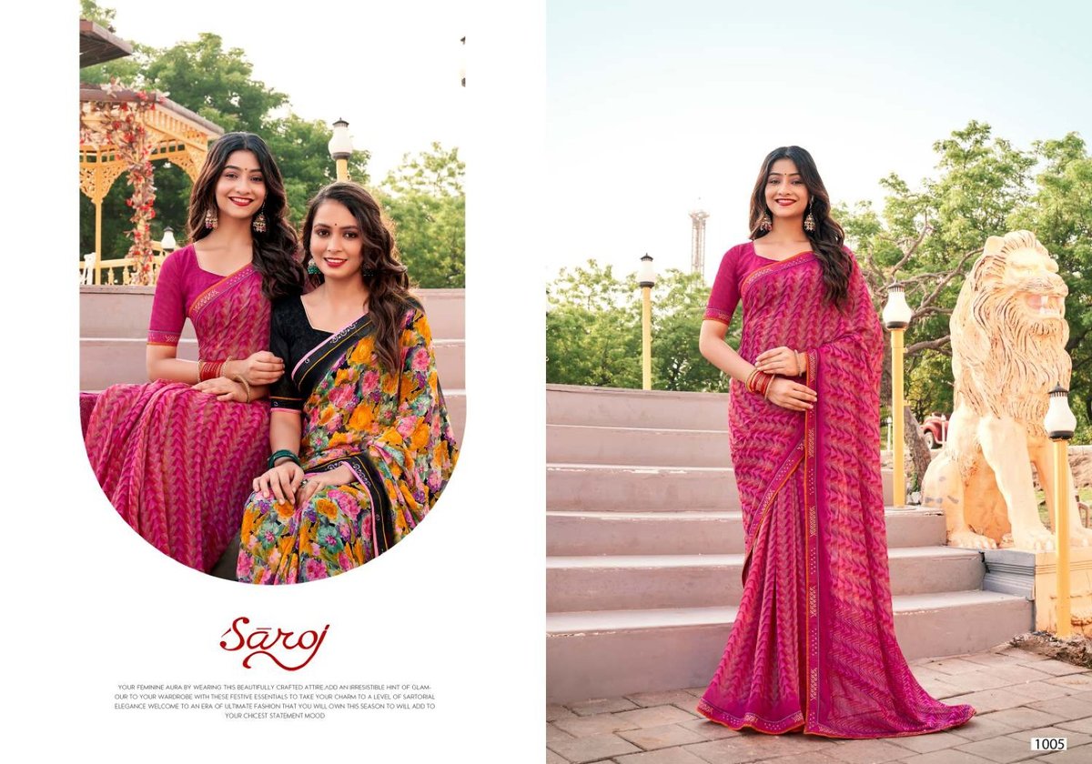 SAROJ SAREE CARNIVAL 1001 TO 1007 5