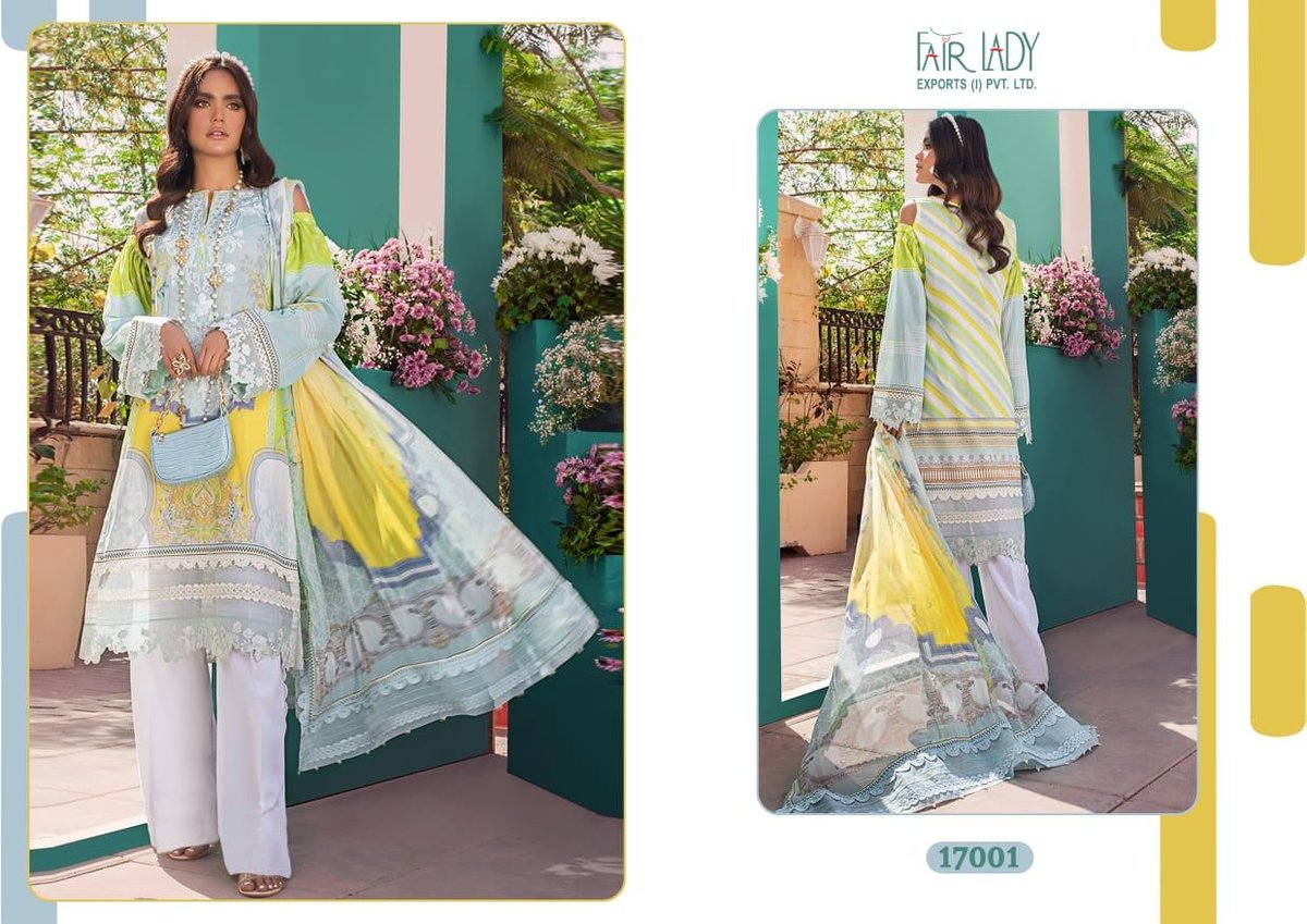 Fair Lady Ayesha Zara Premium Lawn Collection 17001-17005 Series 1