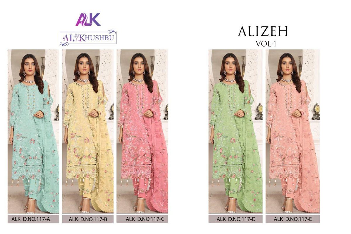 AL Khushbu Alizeh Vol-1 117 Colors 6