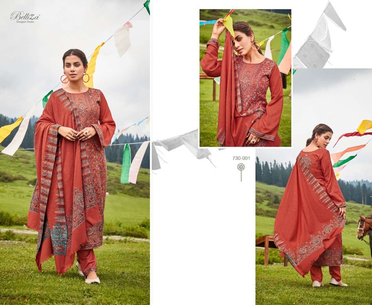Belliza Designer Nazma 730-001 to 730-008 Series 1