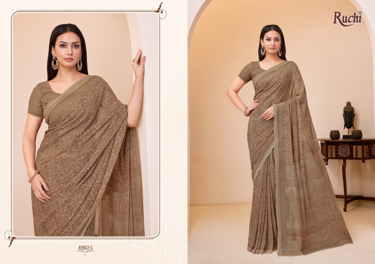 RUCHI SAREE RAGAA GEORGETTE 7