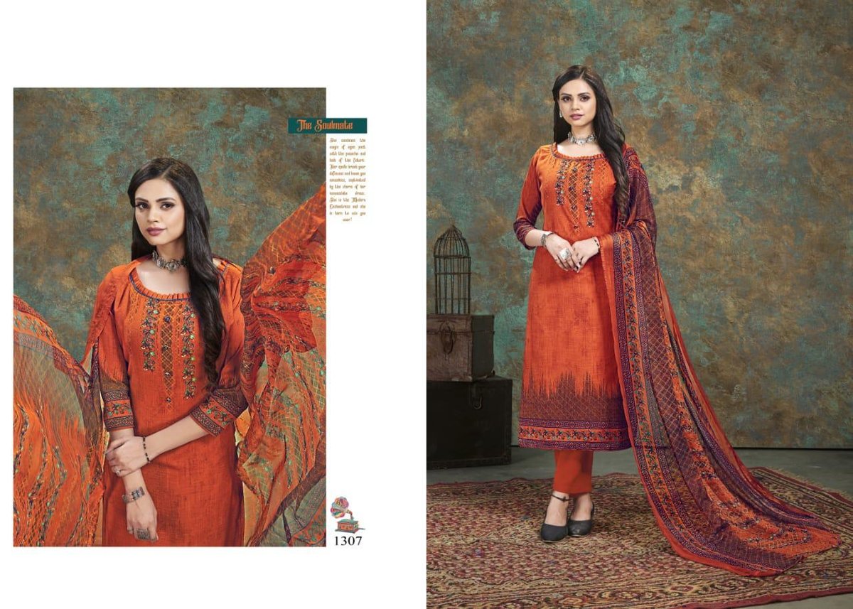 Bipson Prints Naaz 1302-1309 Series 6