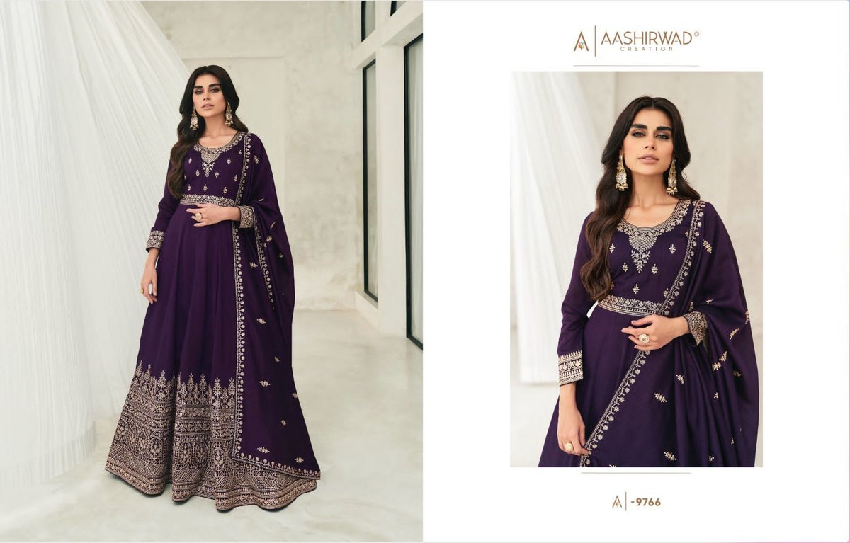 Aashirwad Creation Gulkand Bela 9765-9769 Series 2