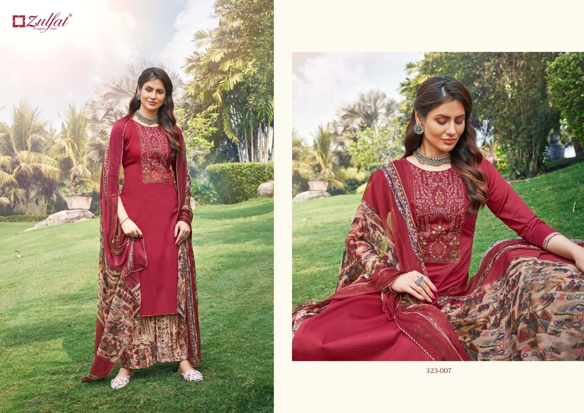Belliza Designer Mohini 323-001 to 323-010 Series 7