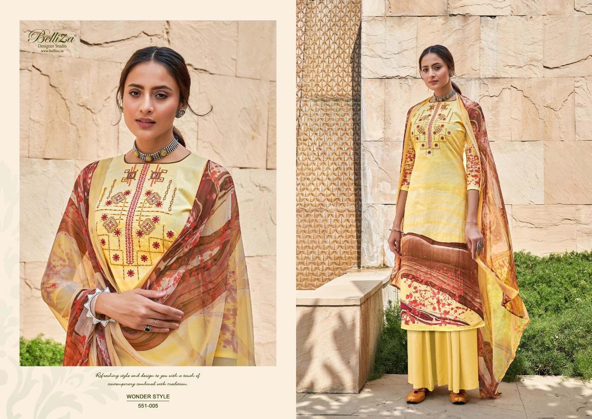 Belliza Designer Wonder Style 551-001 to 551-010 Series 5