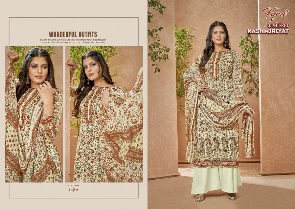 Alok Suit Fyra Kashmiriyat 922-001 to 922-010 Series 9
