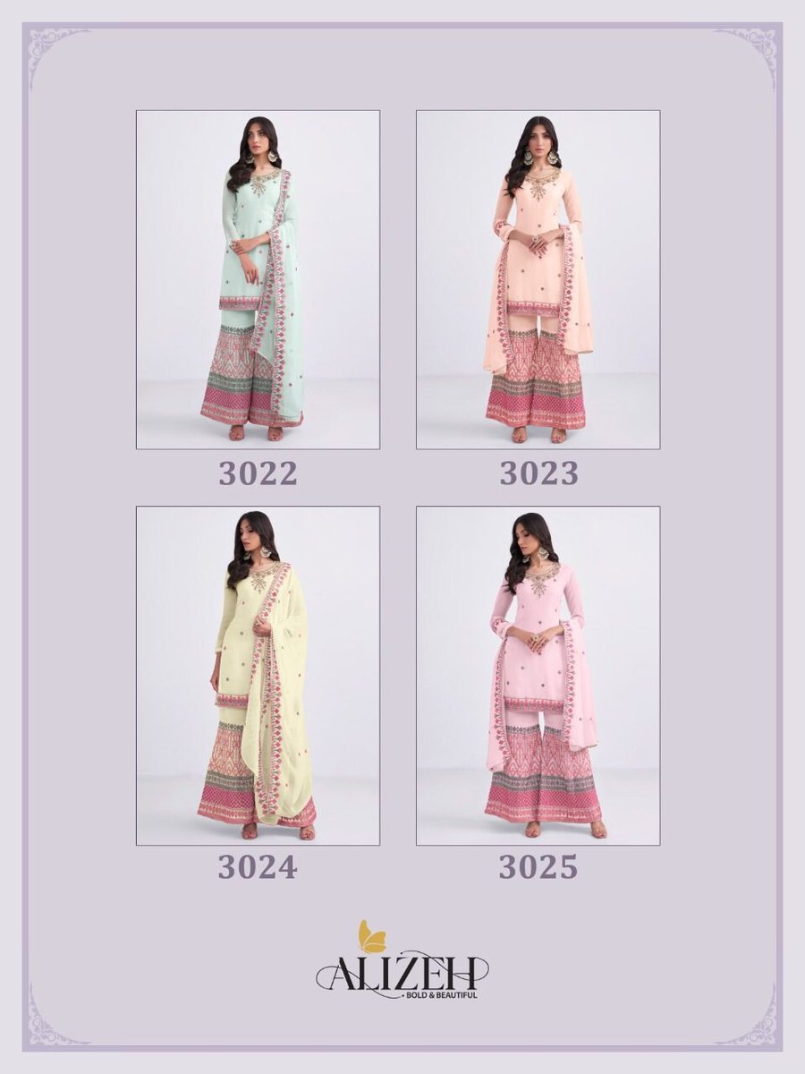 Alizeh Almora Vol-6 3022-3025 Series 5