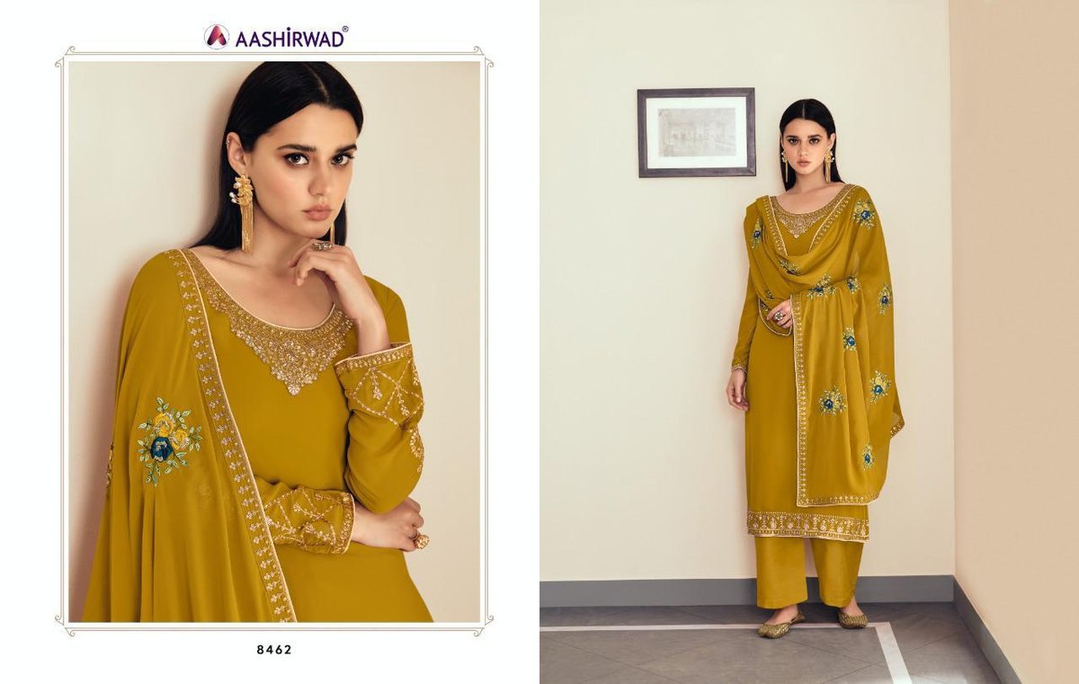 Aashirwad Creation Sunehri 8458-8463 Series 5