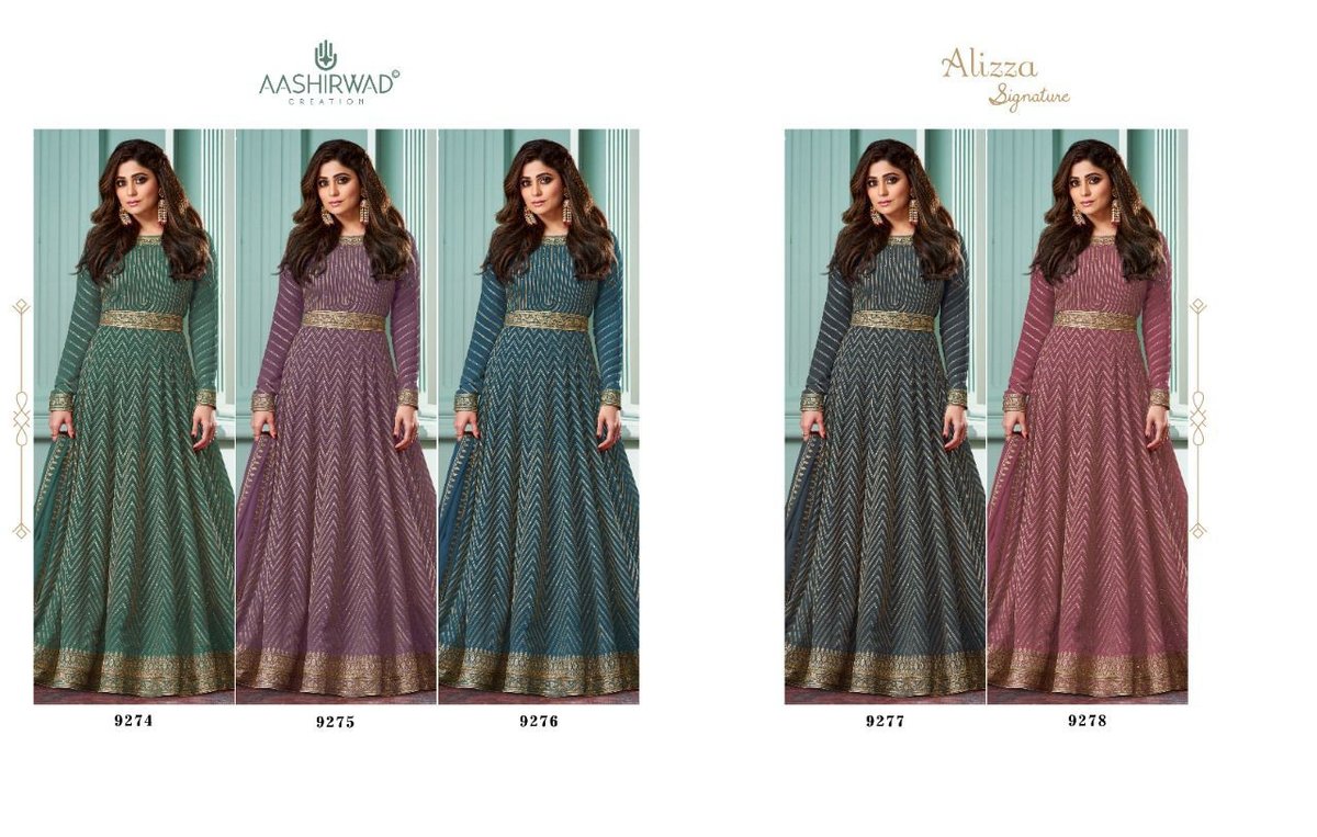 Aashirwad Creation Alizza Signature 9274-9278 Series 6