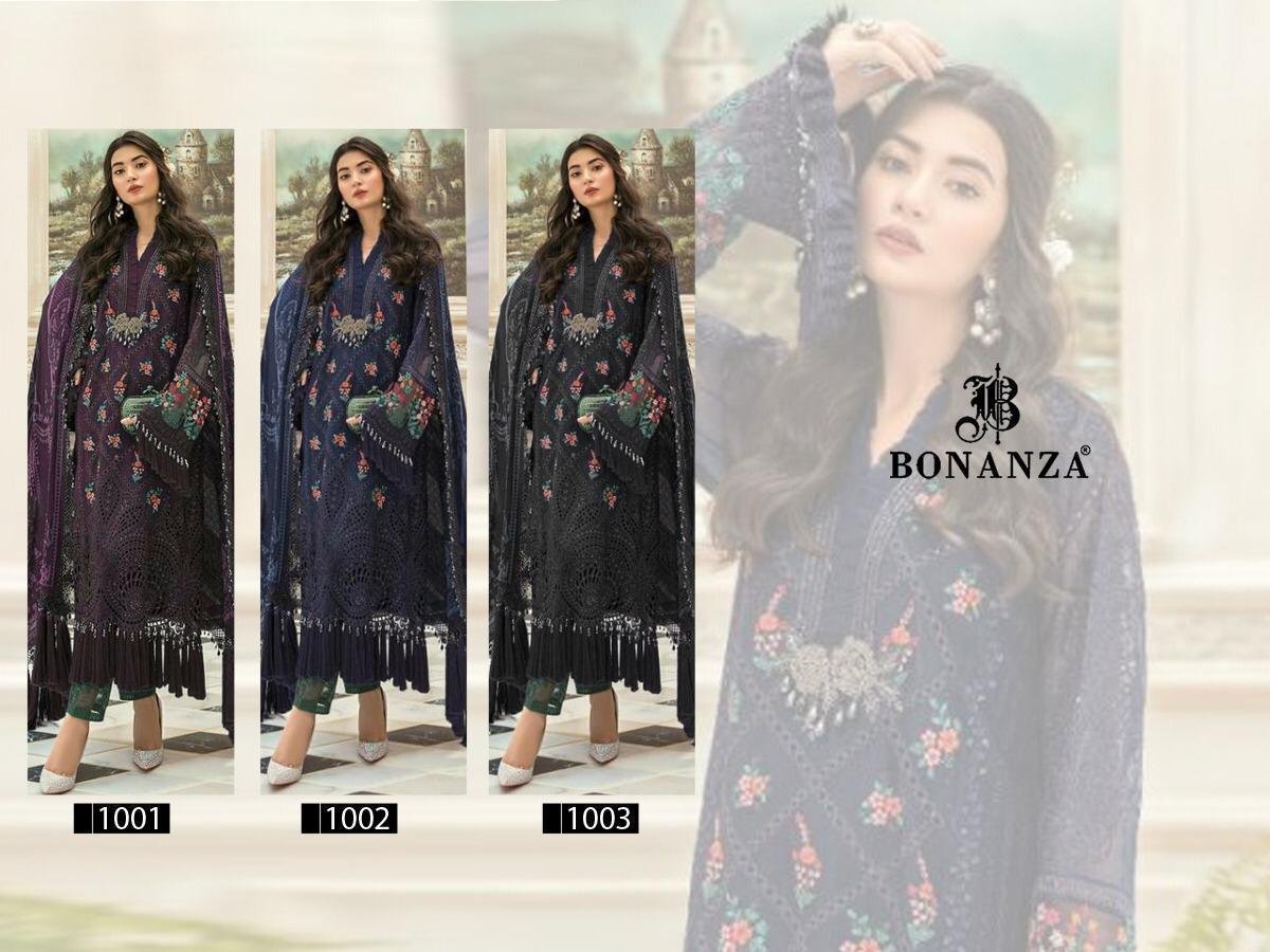Bonanza Trendz MBroidered Mariya B Vol-11 1001-1003 Series 4