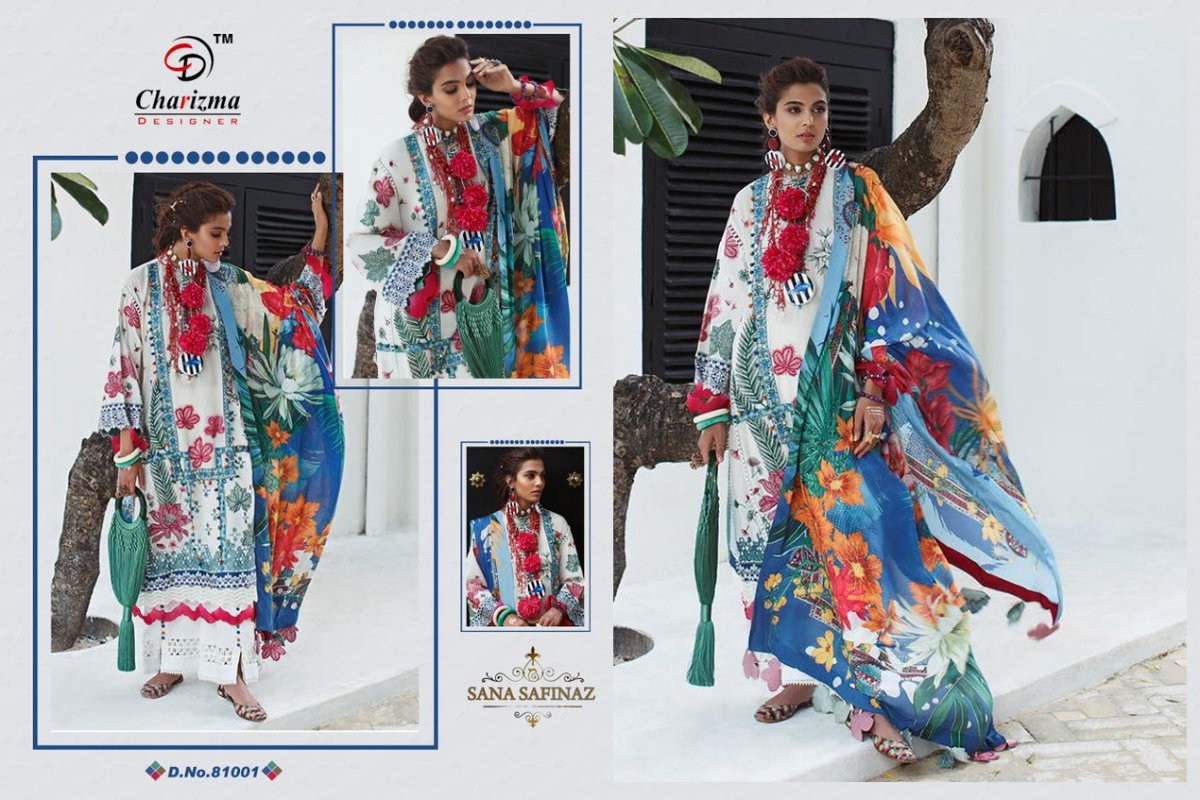 Charizma Designer Sana Safinaz 81001-81007 Series 1