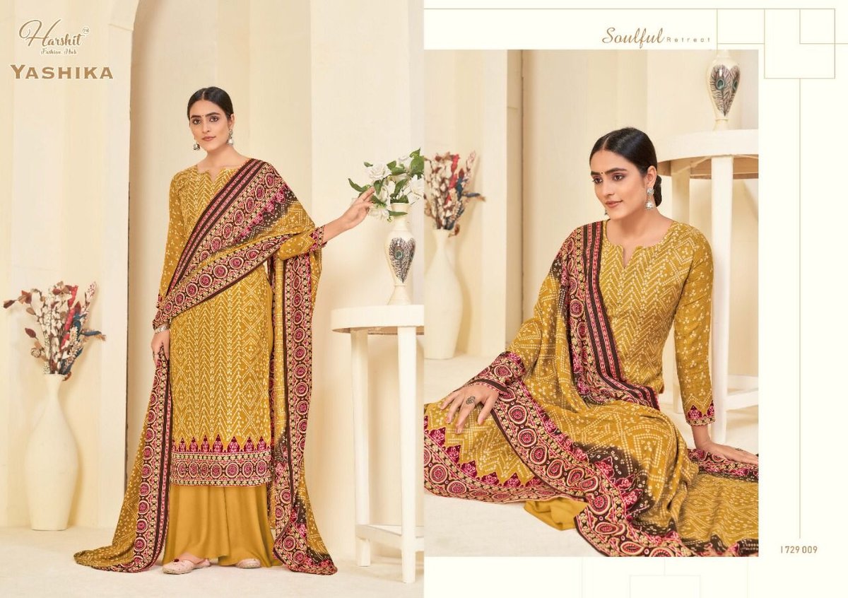 Harshit Fashion Yashika 1729-001 to 1729-010 Series 9