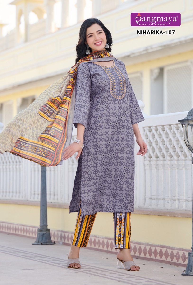 RANGMAYA FASHION NIHARIKA 101 TO 108 7