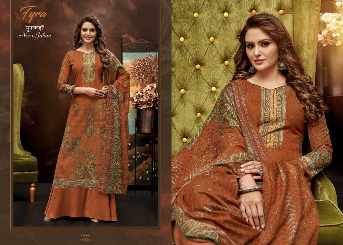 Alok Suits Fyra Noor Jahan 914-001 to 917-010 Series 2