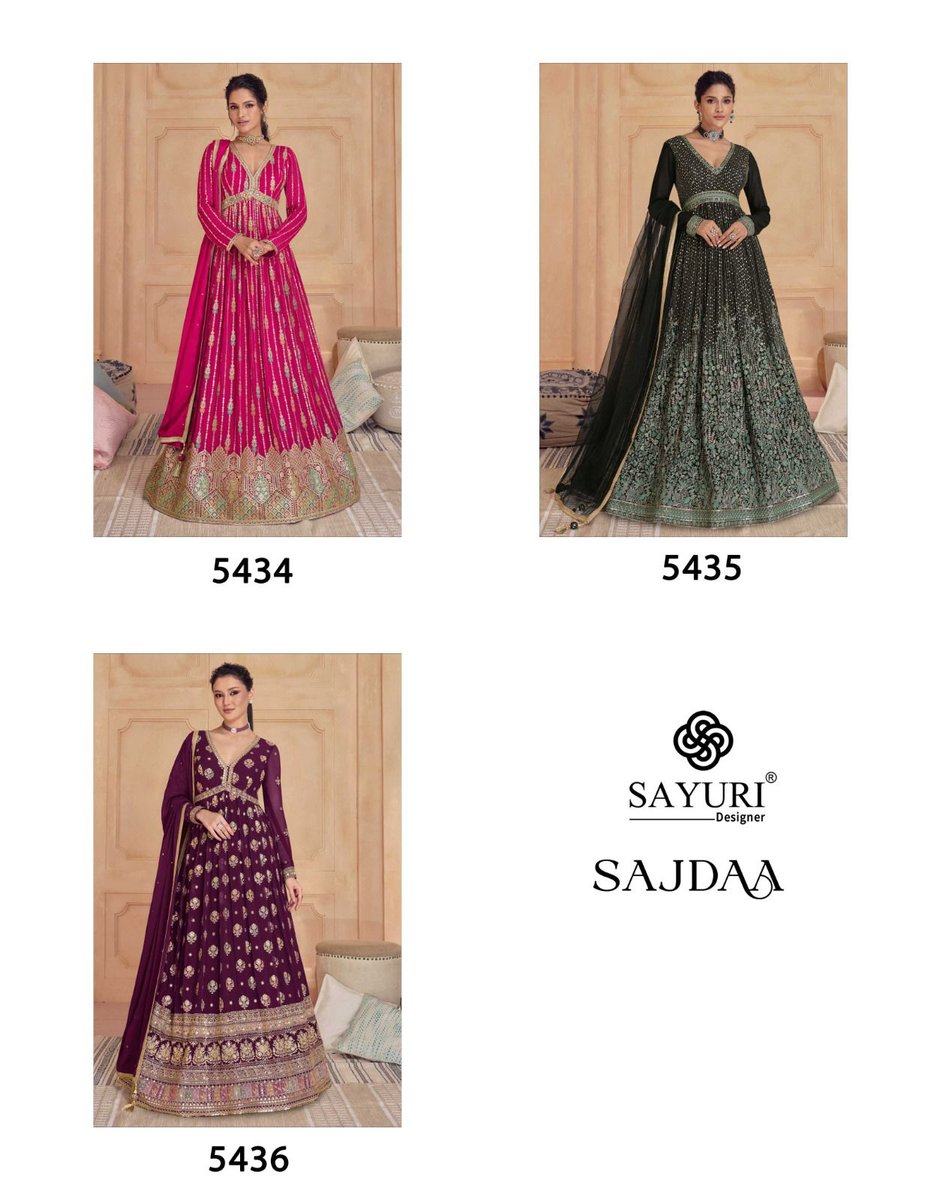 SAYURI DESIGNER SAJDAA 5434 TO 5436 4