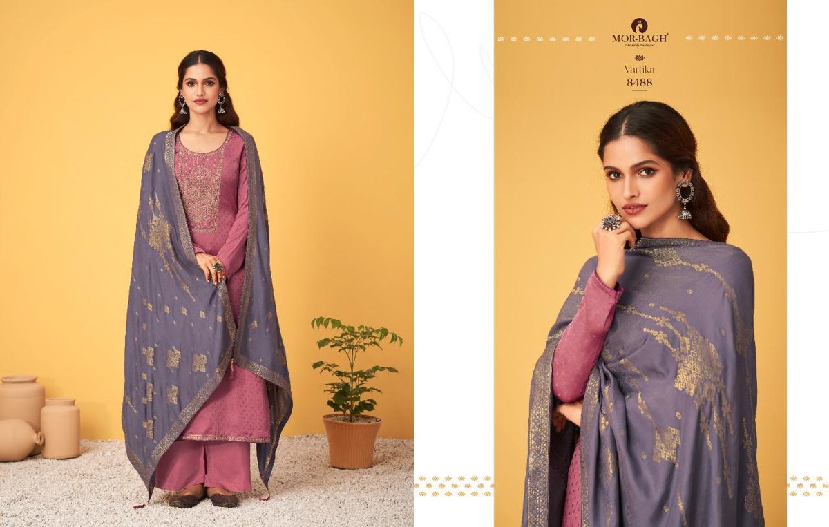 Aashirwad Creation Mor Bagh Vartika 8484-8489 Series 5
