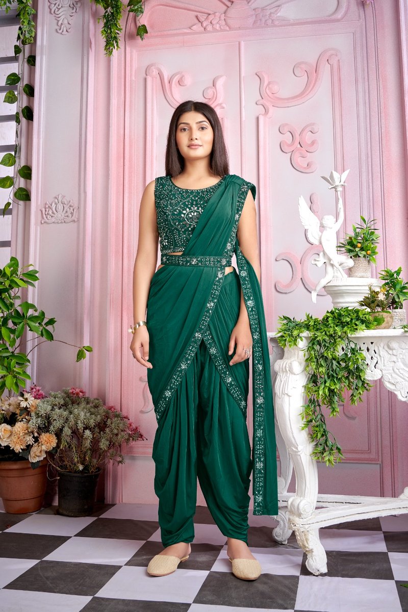 Aamoha Trendz Ready Made Designer Saree 1015950 Colors 4