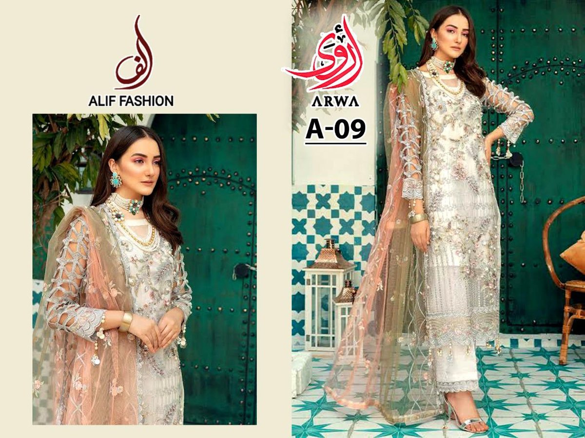 Alif Fashion Arwa A-09 Salwar Suits 1