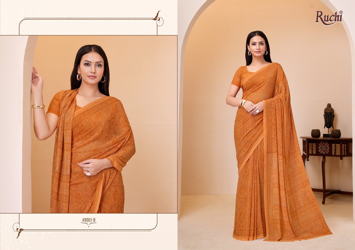 RUCHI SAREE RAGAA GEORGETTE 10