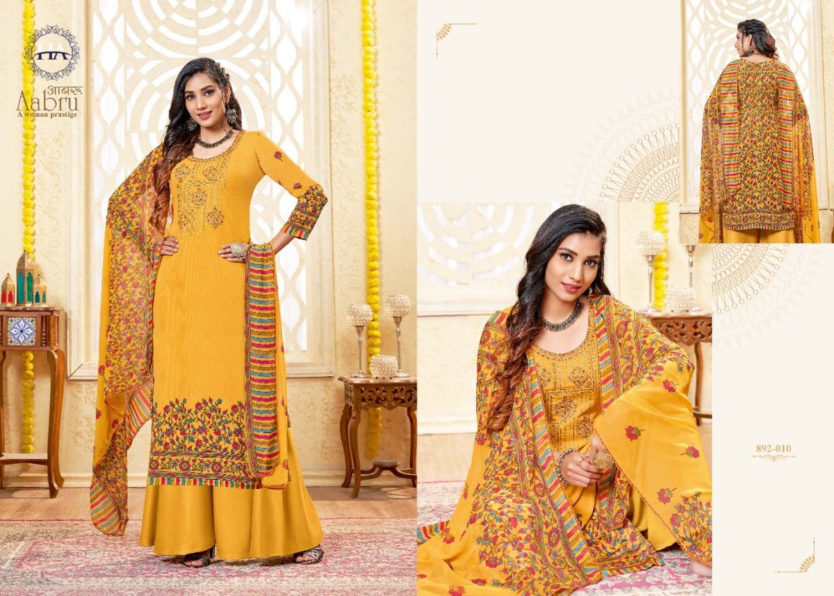 Harshit Fashion Aabru 892-001 to 892-010 Series 10