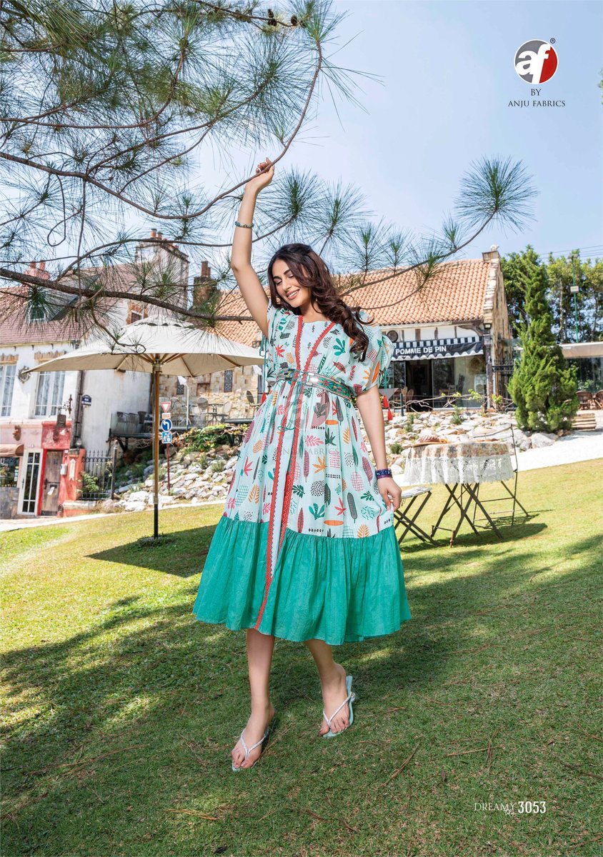 ANJU FABRIC DREAMY TALES 3051 TO 3053 3