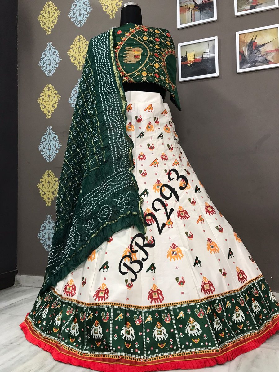 BR Designer Bandhani Print Lehenga Choli BR 2293 Colors 2