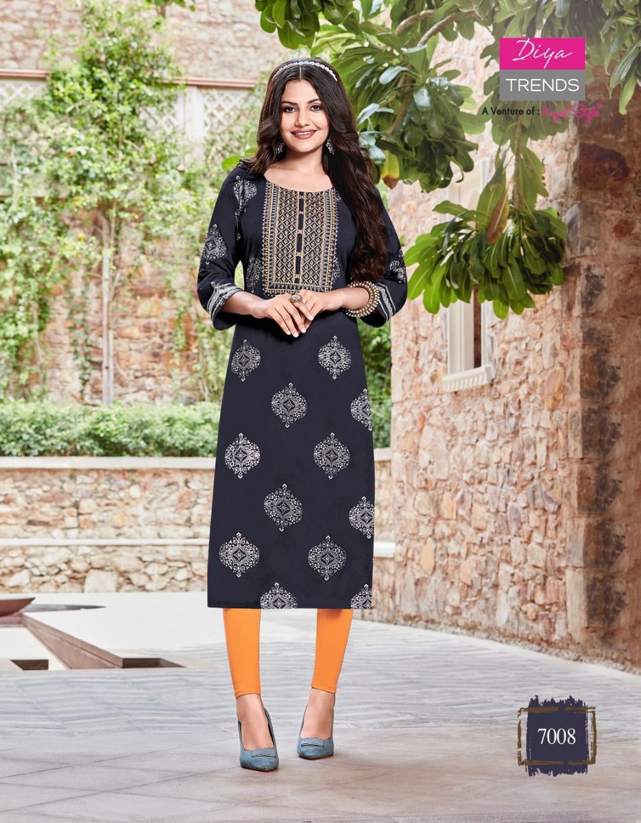 Diya Trends Victoria Vol-7 7001-7014 Series 8