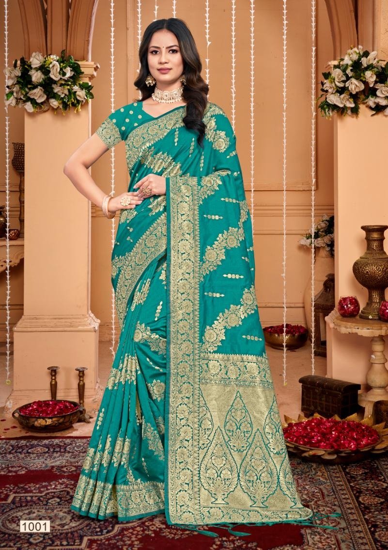 BUNAWAT PLAZZO SILK VOL-01 1001 TO 1006 1