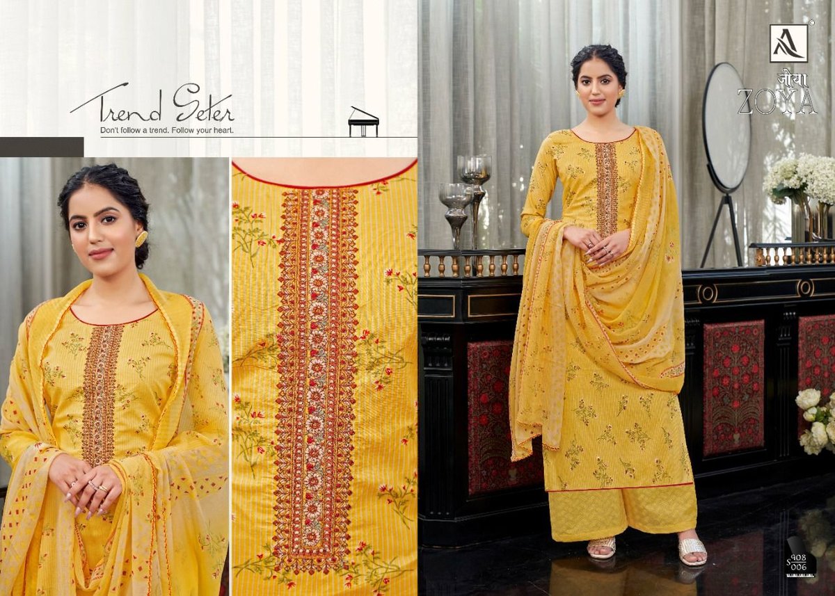 Alok Suit Zoya 908-001 to 908-010 Series 6