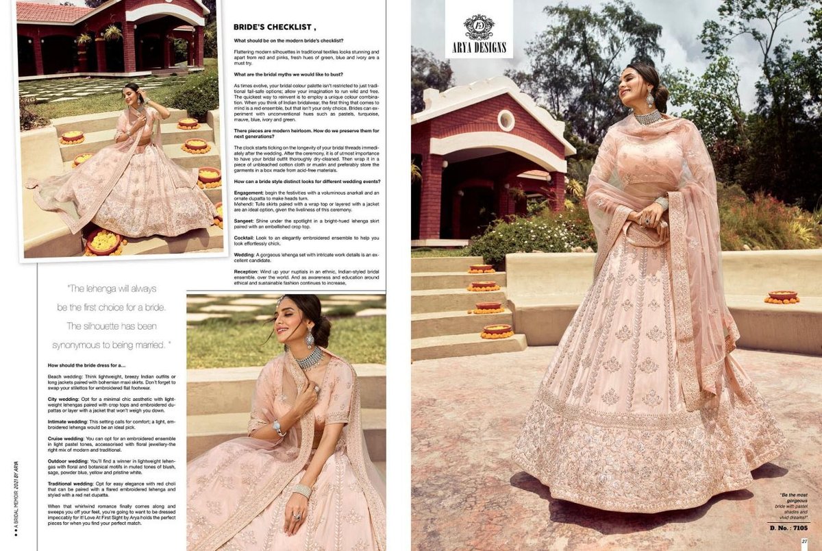 Arya Designs Bridal Dream 7101-7112 Series 5
