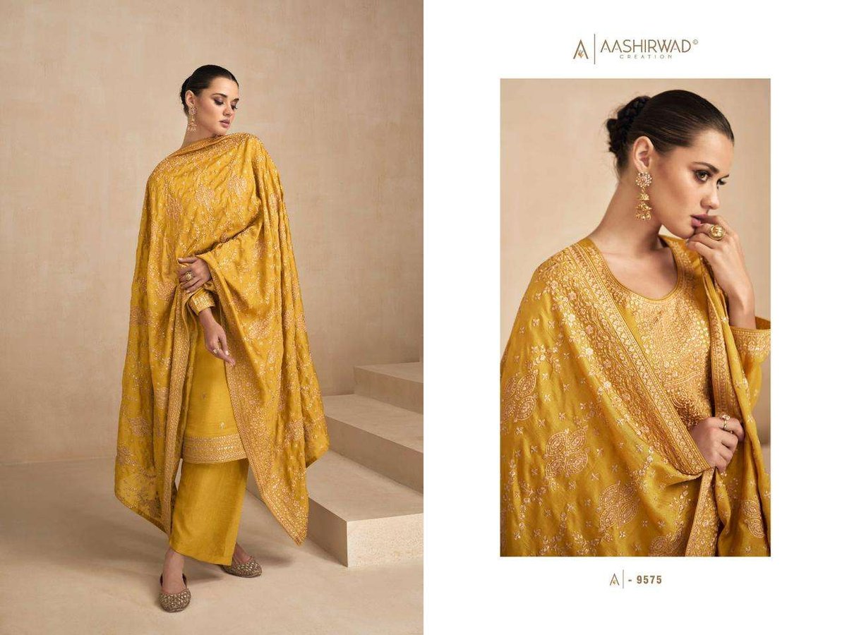 Aashirwad Creation Garima 9571-9576 Series 5