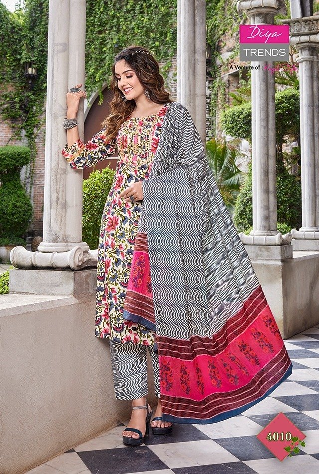 Diya Trends Odhani Vol-4 4001-4010 Series 10