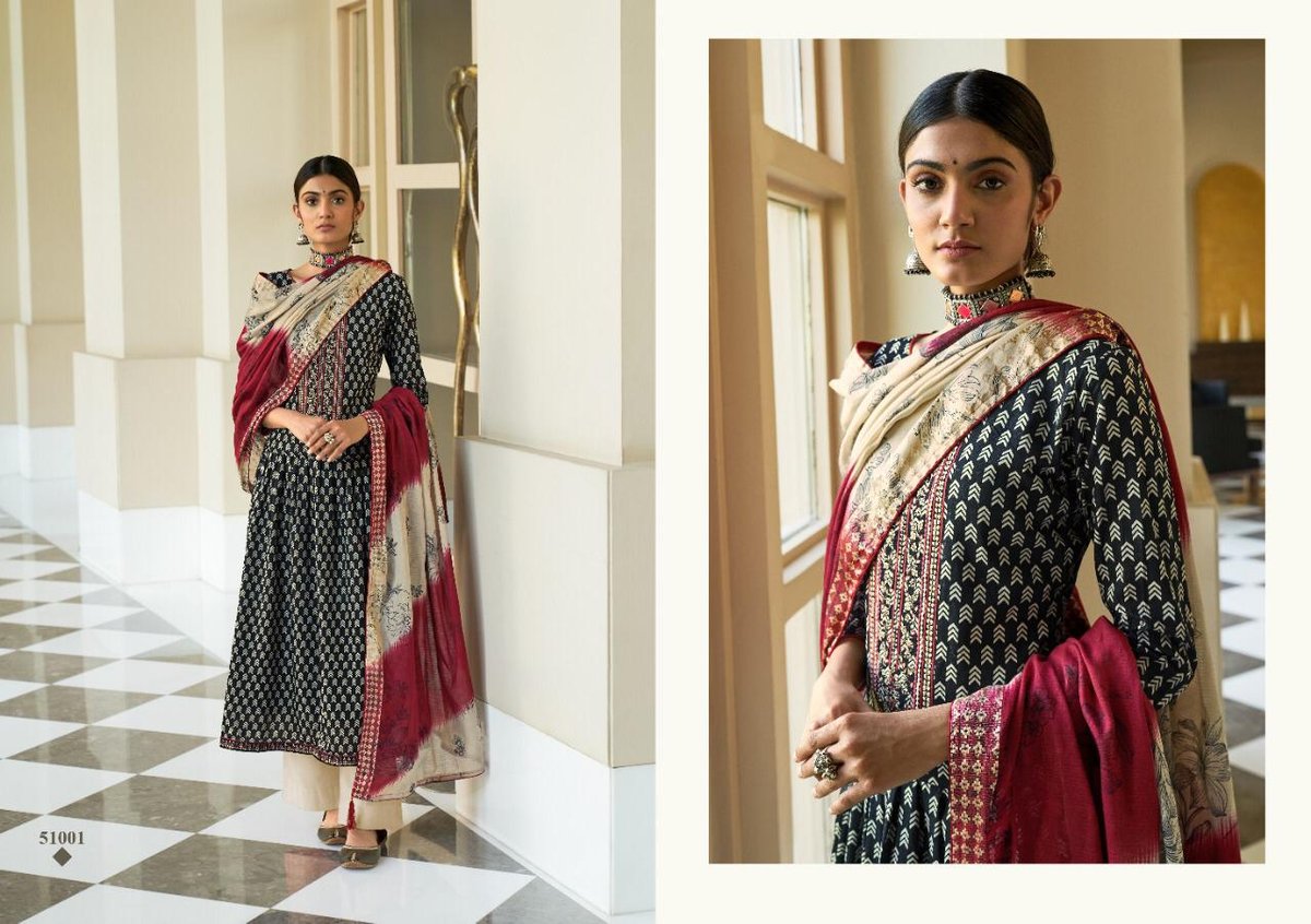 Ankit Textiles Zarina 51001-51010 Series 1