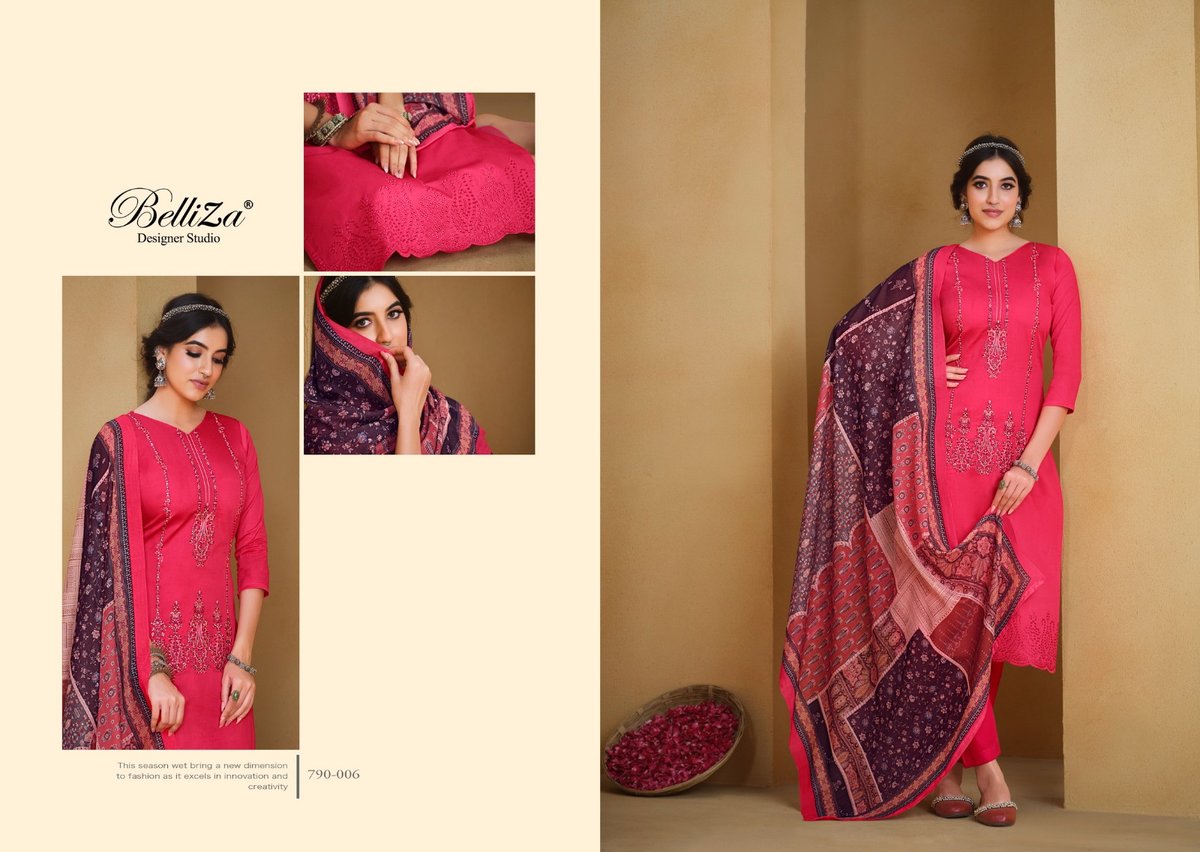 Belliza Designer Jashn E Ishq 790-001 To 790-008 Series 6