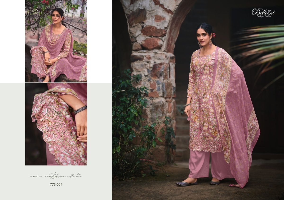 Belliza Designer Seerat 775-001 To 775-010 Series 4