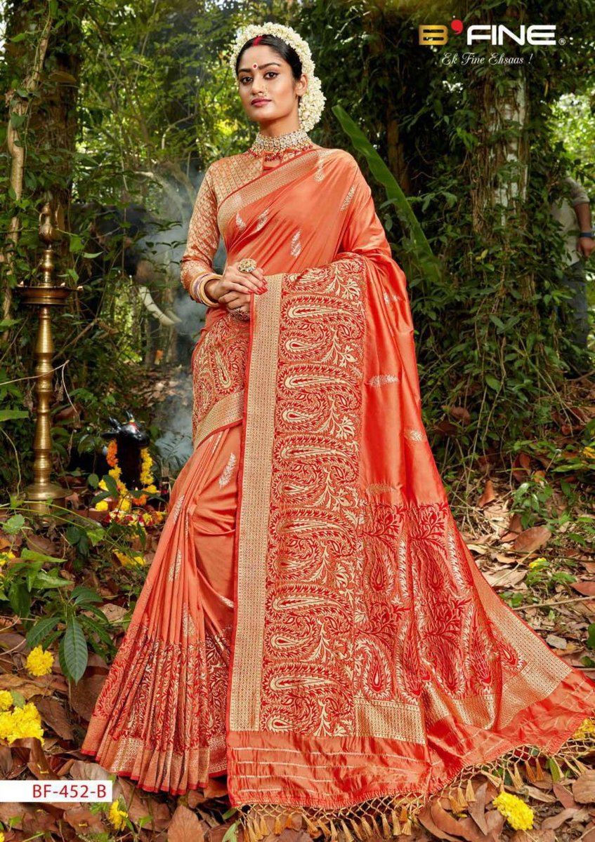 B'Fine Saree Roohani 452 Colors 1