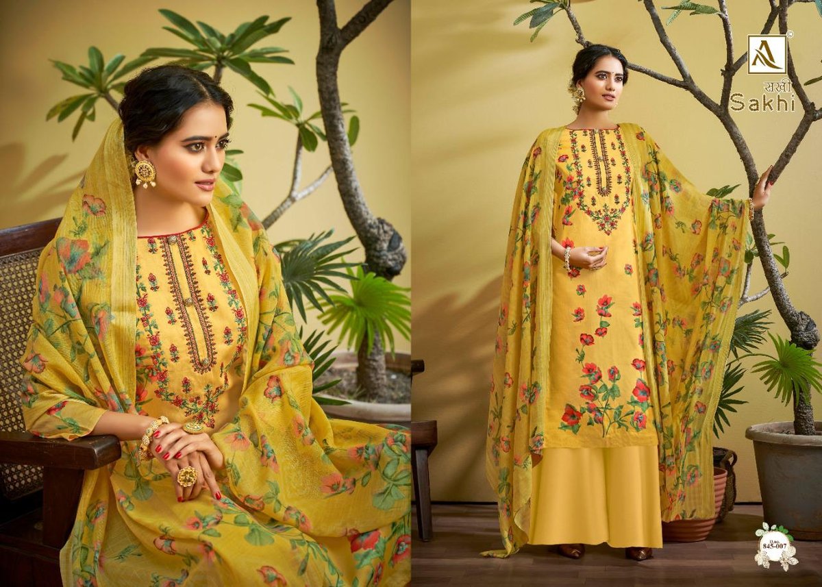 Alok Suits Sakhi 845-001 to 845-010 Series 7