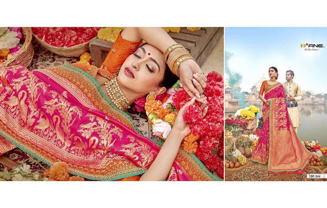 B'Fine Saree Malavika 341-349 Series 3