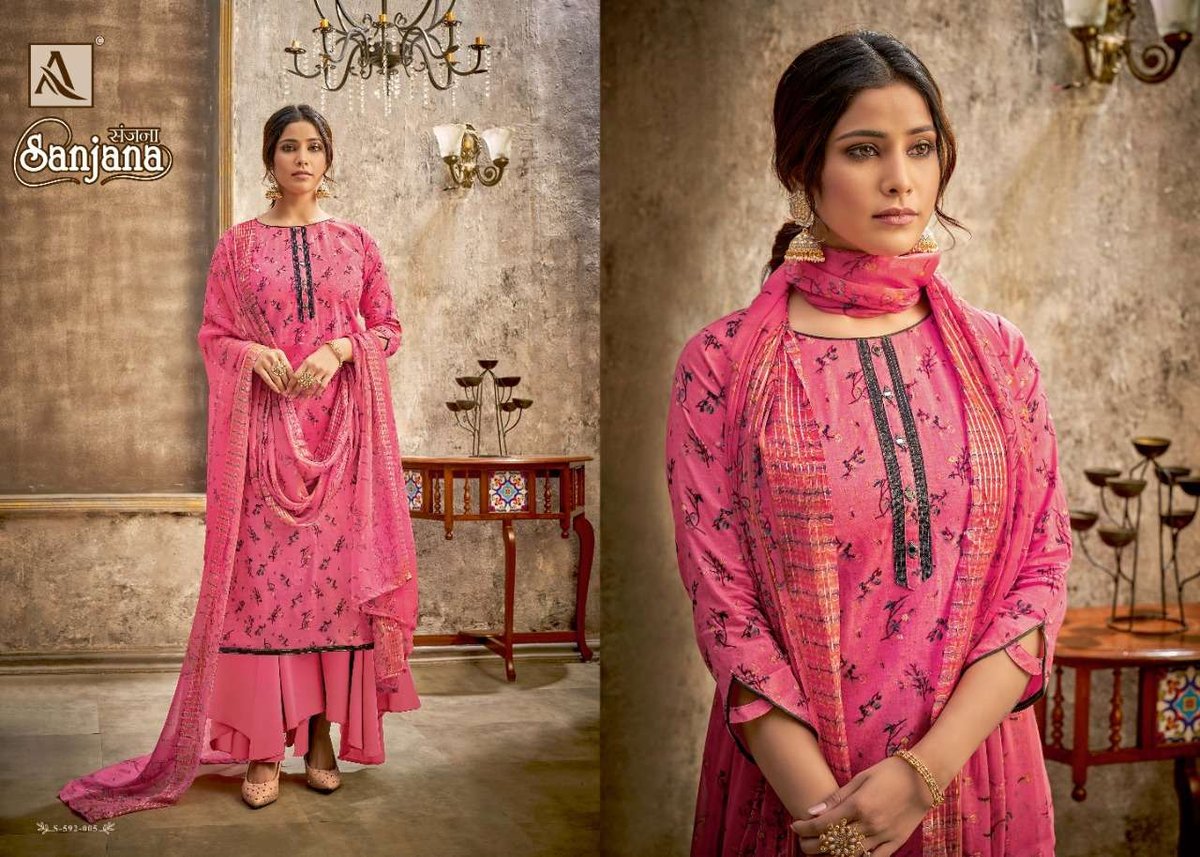 Alok Suit Sanjana 592-001 to 592-010 Series 5