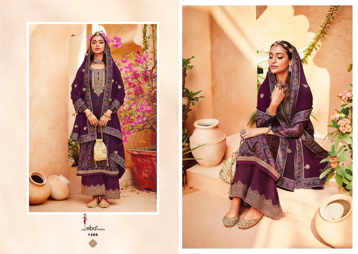 Eba Lifestyle Rang Bandhej Vol-2 1286-1291 Series 3
