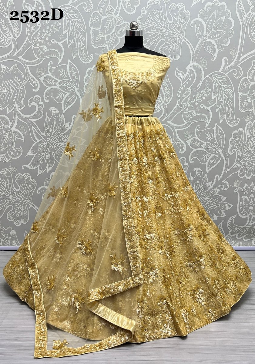 Anjani Art Bridal Lehenga Choli 2532 Colors 6