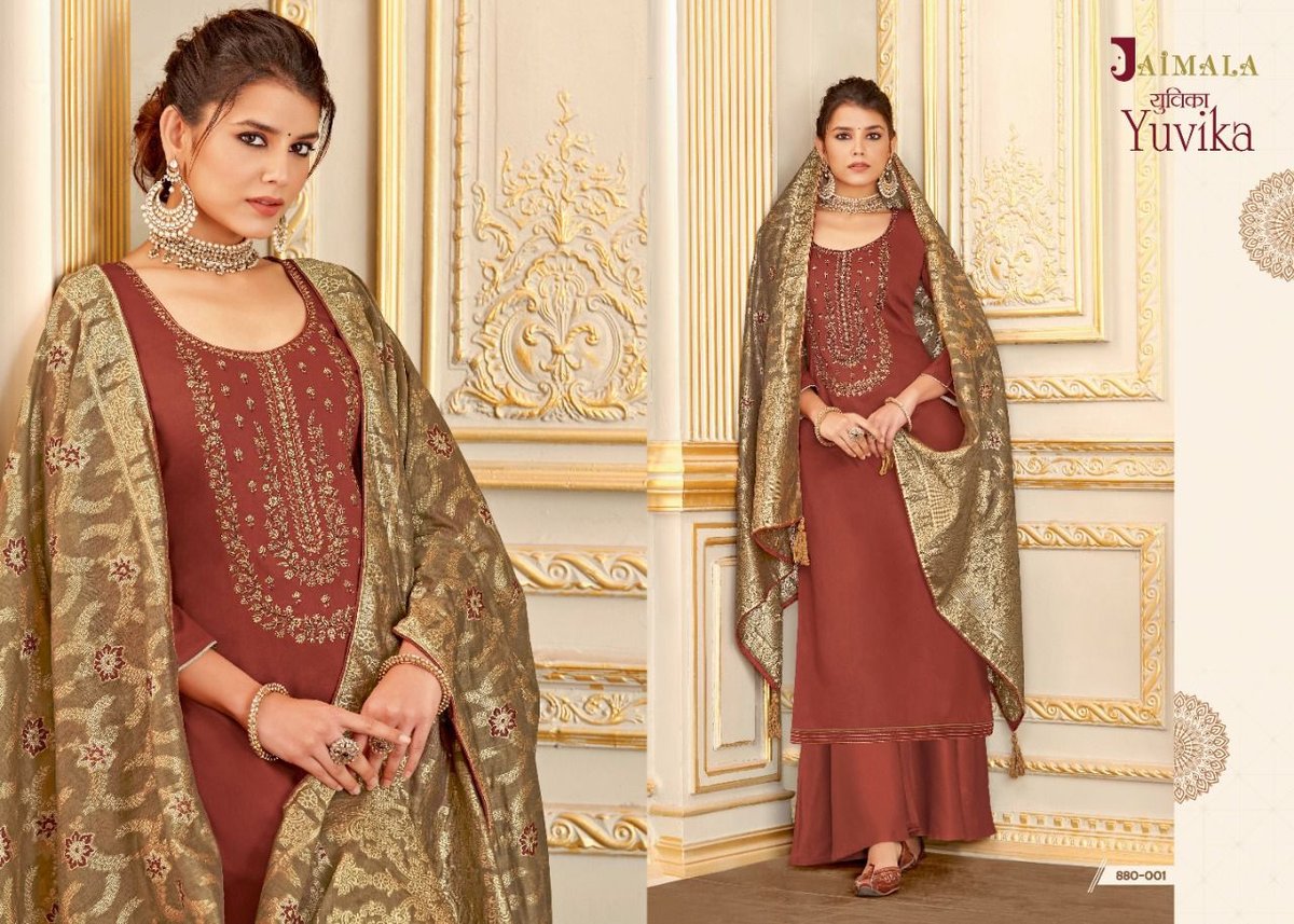 Alok Suit Jaimala Yuvika 880-001 to 880-006 Series 1