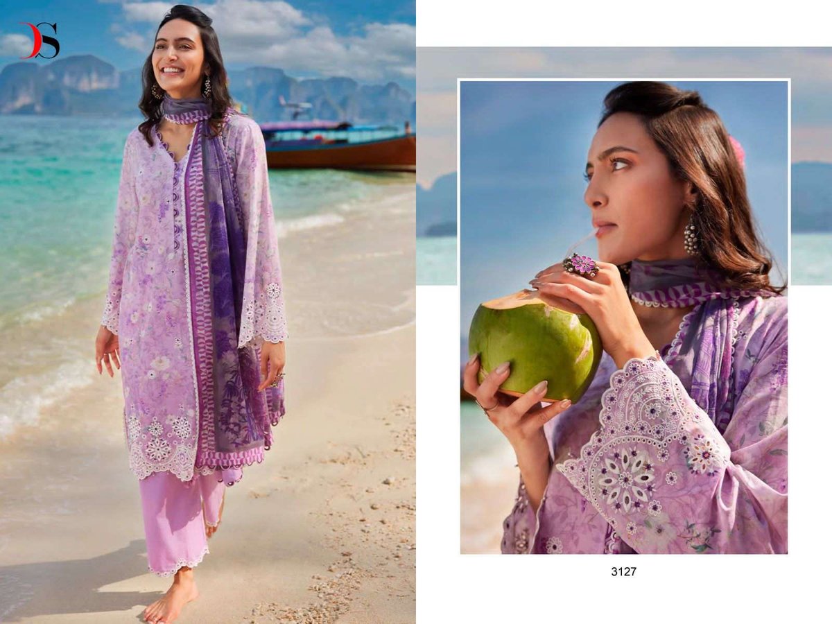 Deepsy Suit Chikankari Vol-23 3121-3128 Series 7