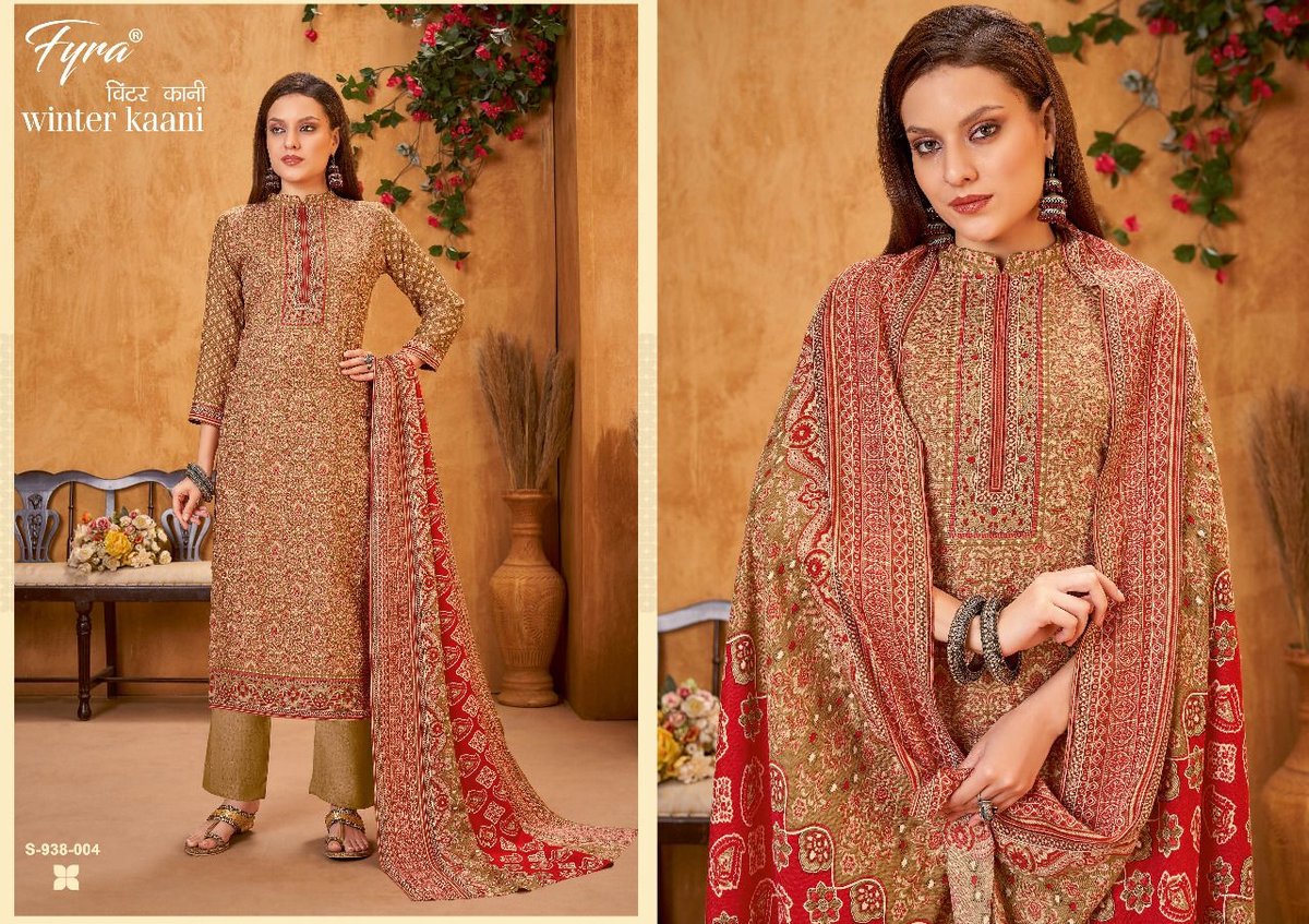 Alok Suit Fyra Winter Kaani 938-001 to 938-010 Series 4