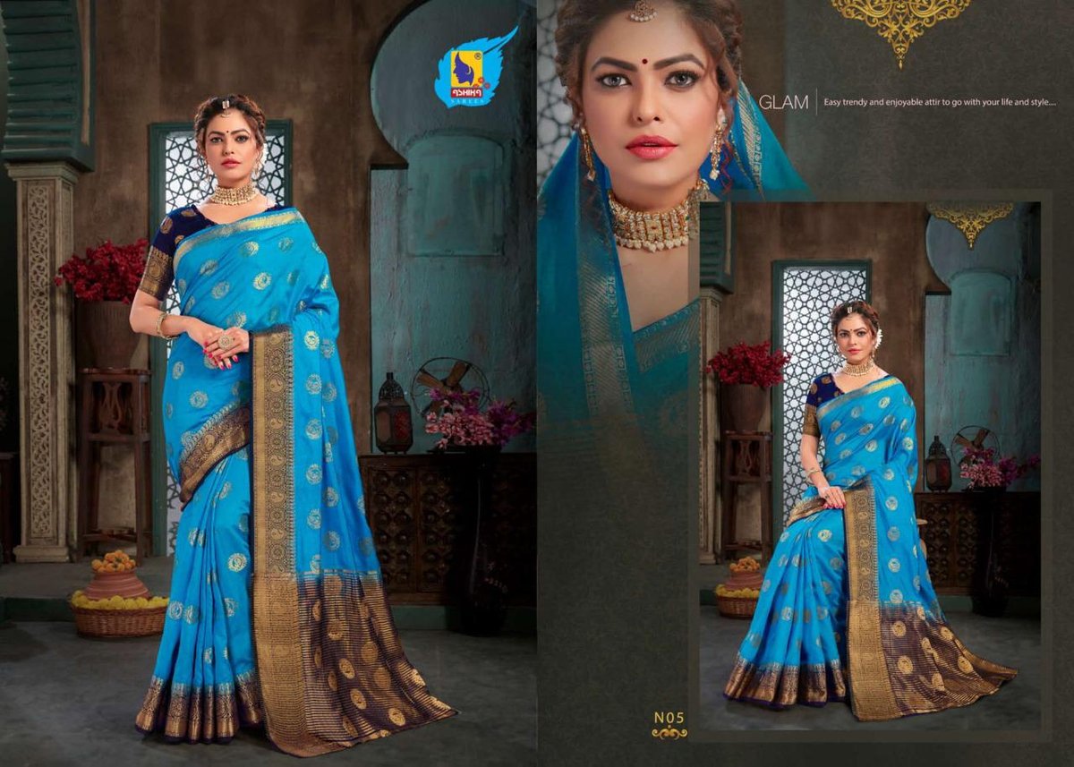 Ashika Saree Navratna N-01 to N-08 Series 5