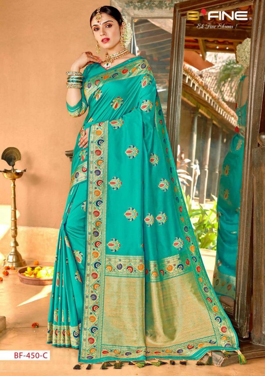 B'Fine Saree Roohani 450 Colors 2