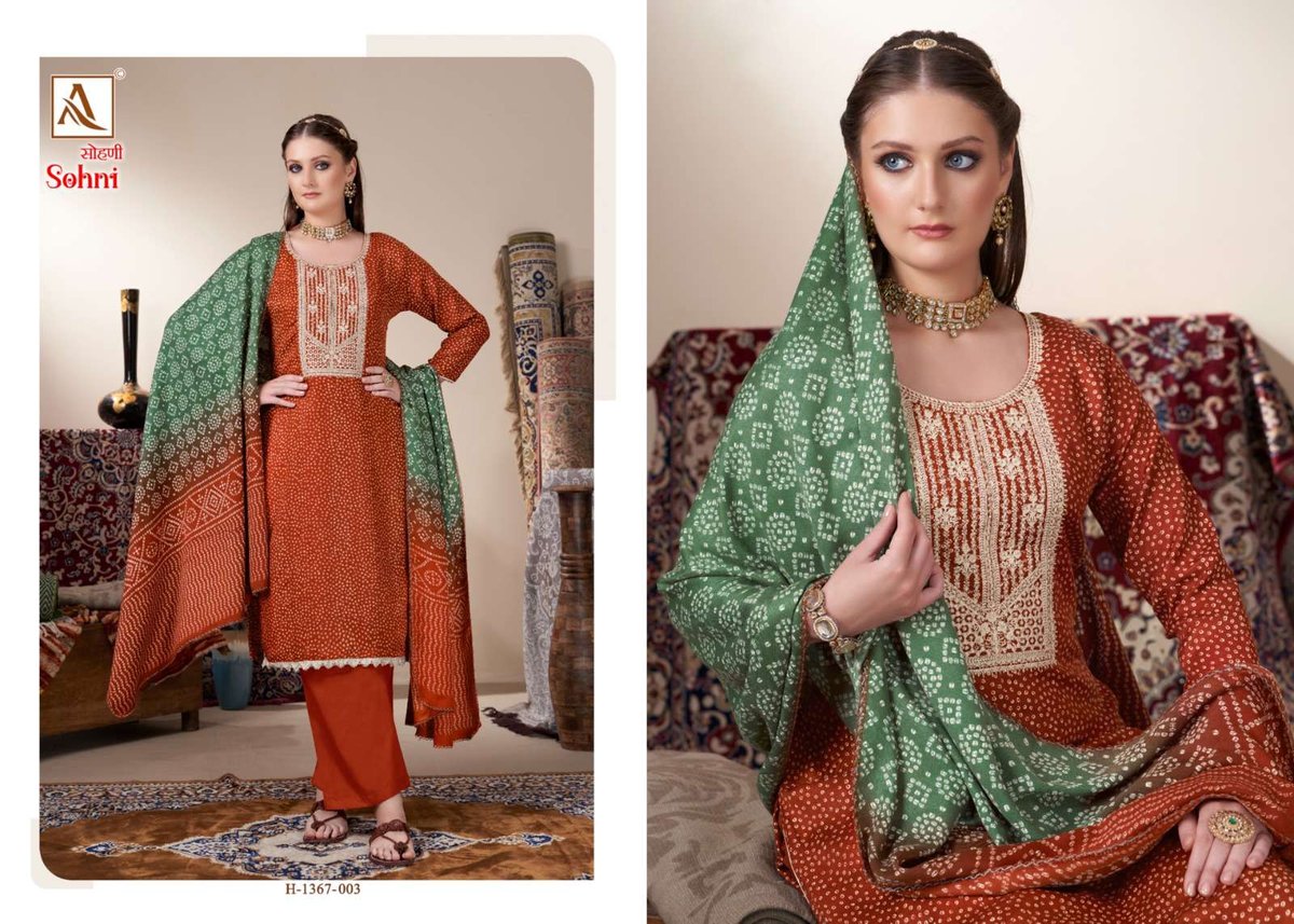 Alok Suit Sohni 1367-001 to 1367-008 Series 3