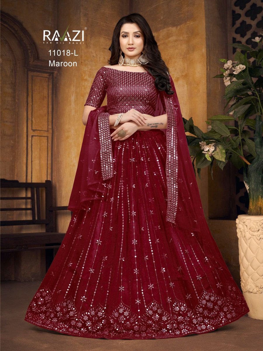 Rama Fashion Raazi Mirror Magic 11018 Dark Colors 5