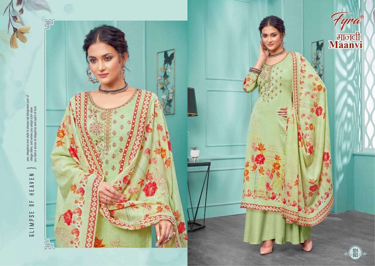 Alok Suit Fyra Maanvi 924-001 to 924-010 Series 3